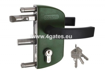 Gate lock LOCINOX complete with counter plate.