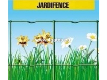 Welded fence JARDIFENCE, ZINC + PVC RAL6005, wire 2,1mm / Height 1,2m
