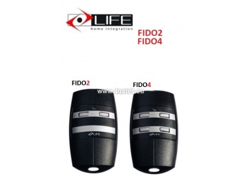 LIFE FIDO2 / FIDO4 fjernkontroll 2 kanaler / 4 kanaler.